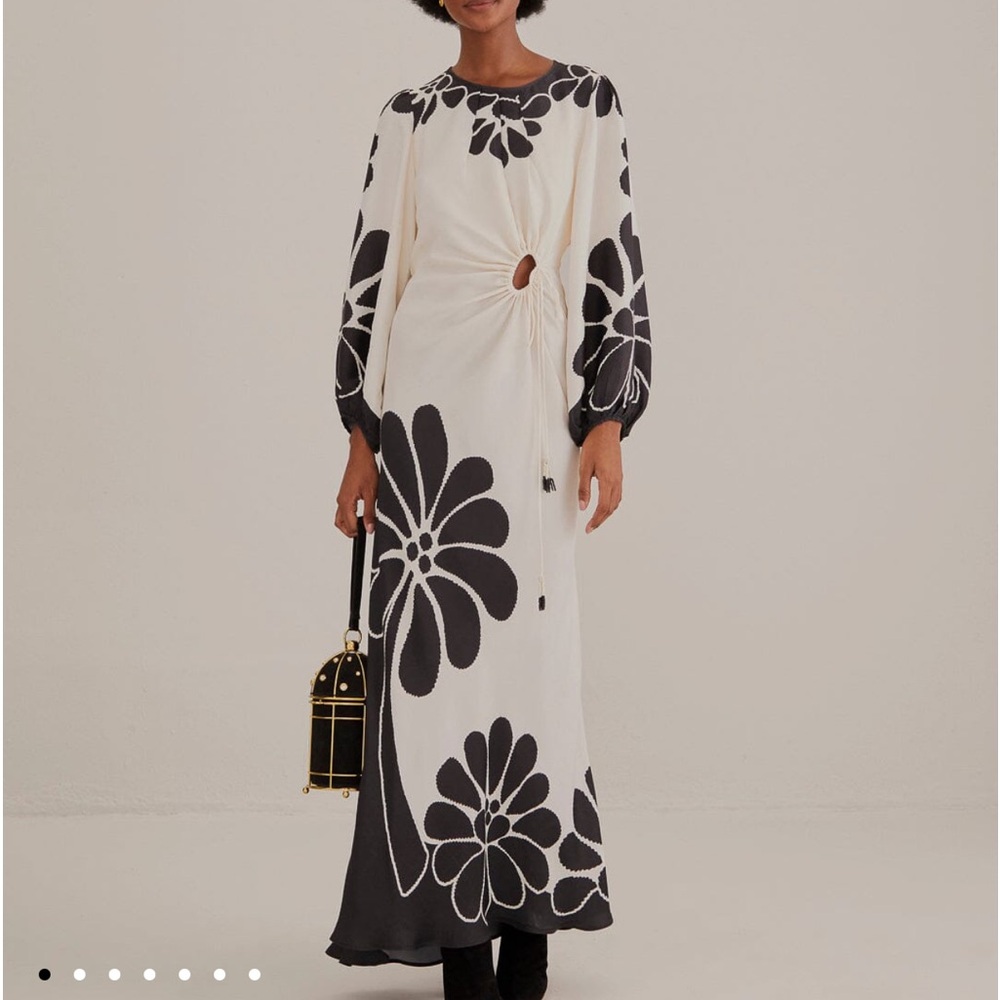 Image	Black Palermo Cut Out Lenzing™ Ecovero™ Viscose Maxi Dress XXS